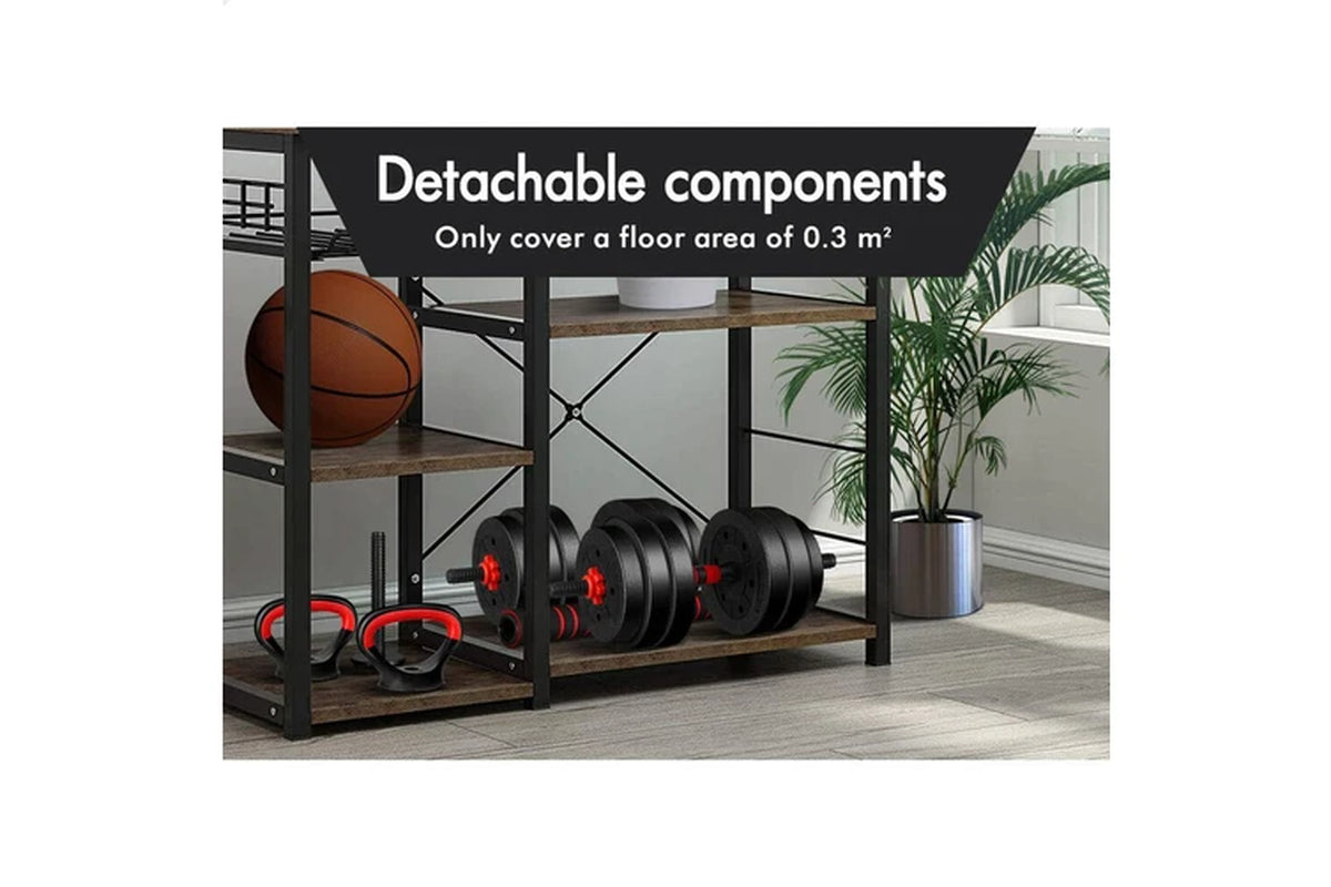 40Kg 6In1 Adjustable Dumbbell & Barbell & Kettlebell Set