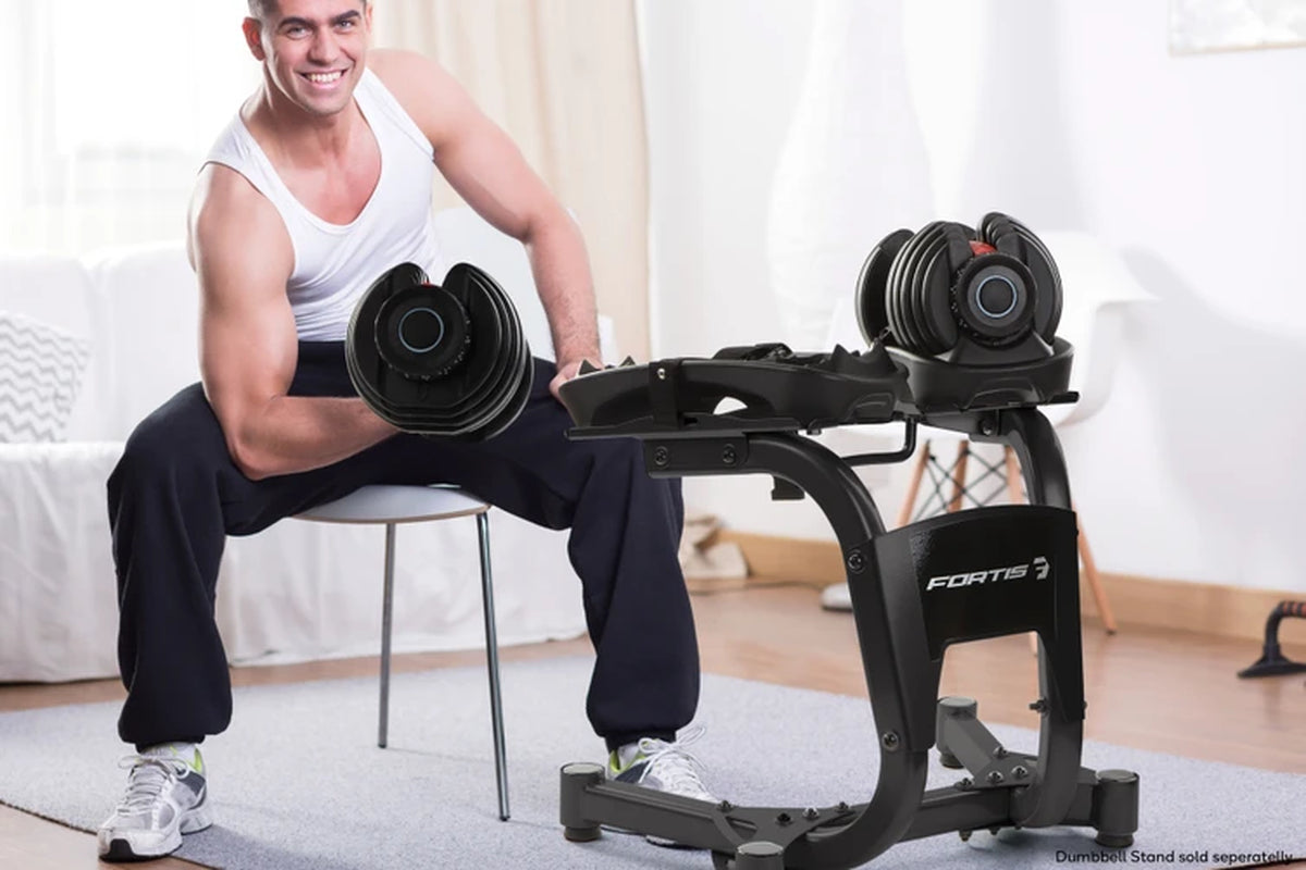 48Kg Smart Adjustable Weights Dumbbell Set