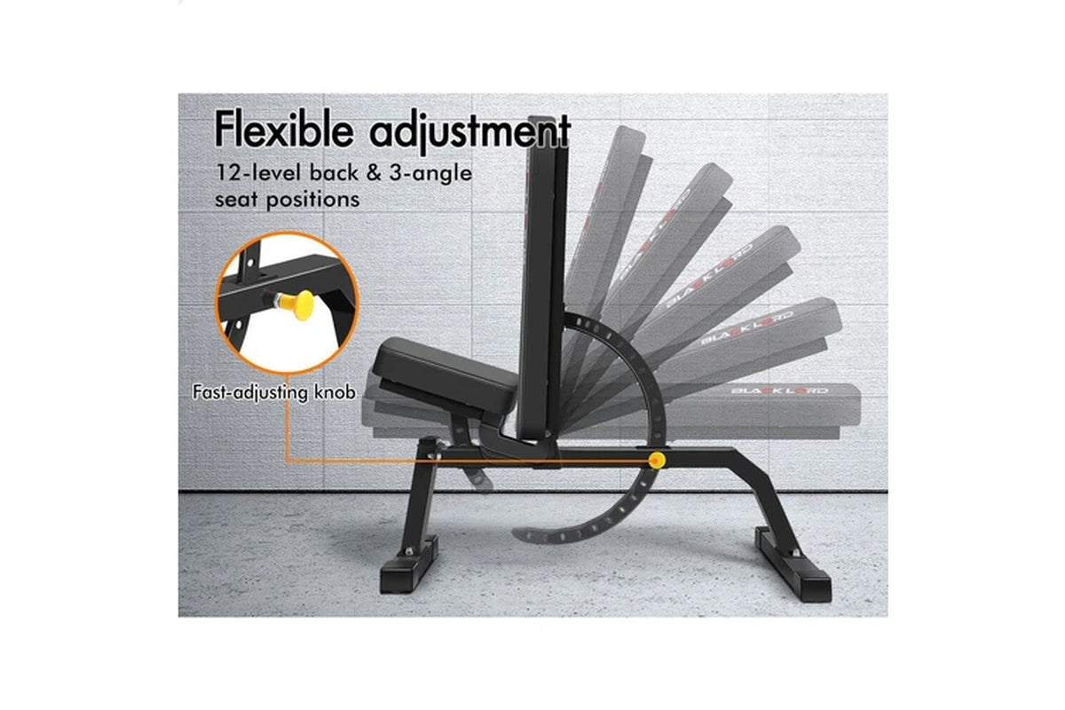 Weight Bench Commercial Flat Incline Press Fitness Home Gym