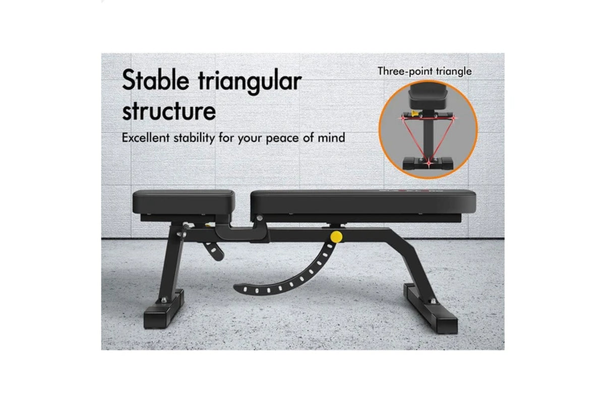 Weight Bench Commercial Flat Incline Press Fitness Home Gym