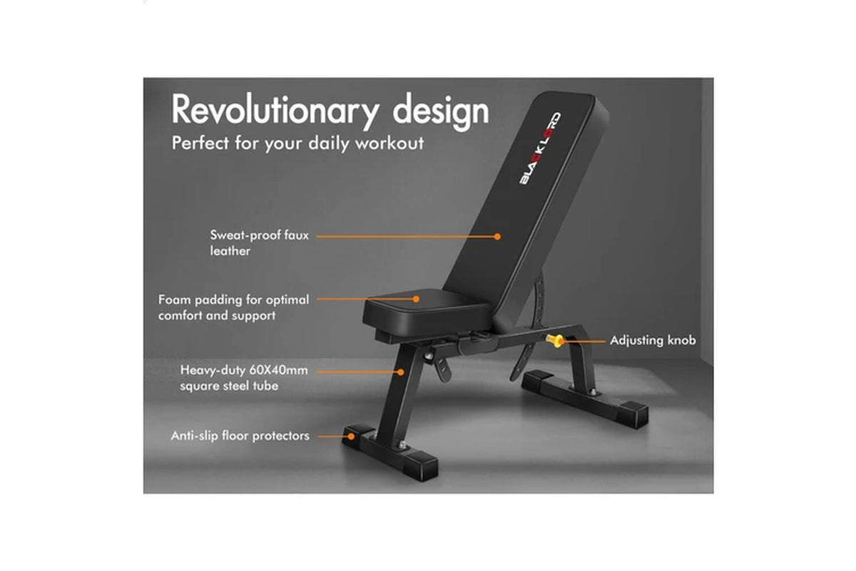Weight Bench Commercial Flat Incline Press Fitness Home Gym